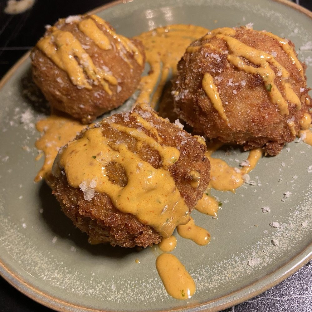 The Monroe - Etouffe fritters - Desserts Near Me - Tallahassee, Florida The Monroe - Etouffe fritters - Desserts Near Me - Tallahassee, Florida
