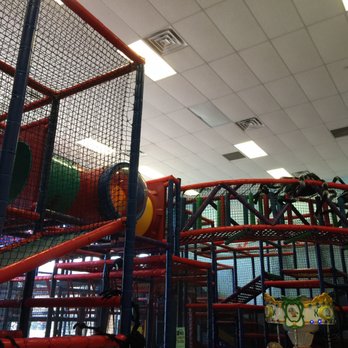 Fun Central - the inside of a children's play area - Pizza Near Me - Clearfield, Pennsylvania