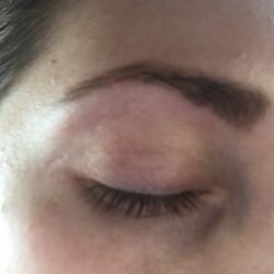 Eyebrow Masters - Chunks missing, and chunks that should have been removed. filled in to try and cover the imperfections.
