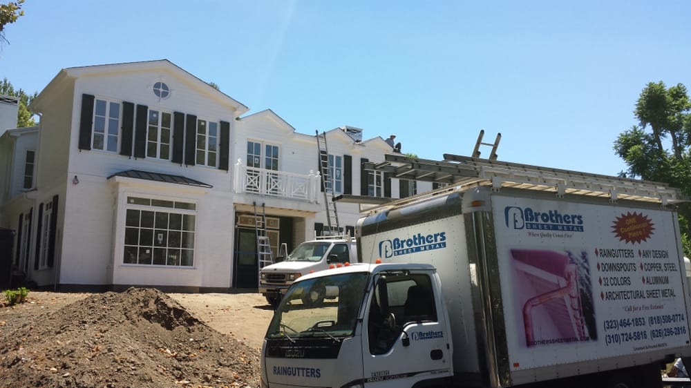 Slide of Brothers Sheetmetal & Rain Gutters