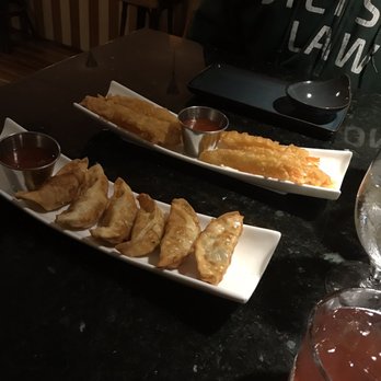 Sushi Bar -Hammock Beach Resort - Shrimp Tempura and Fried Dumplings starters - Sushi Bars Near Me - Palm Coast, Florida Sushi Bar -Hammock Beach Resort - Shrimp Tempura and Fried Dumplings starters - Sushi Bars Near Me - Palm Coast, Florida