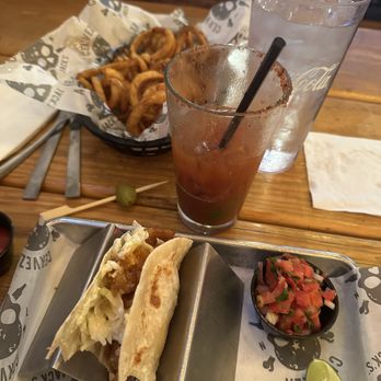 Cerveza Jack's - Bang bang shrimp taco, Bloody Mary and curly fries - Bars Near Me - Nashville, Tennessee Cerveza Jack's - Bang bang shrimp taco, Bloody Mary and curly fries - Bars Near Me - Nashville, Tennessee