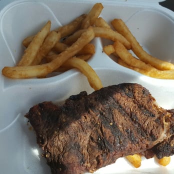 Andy's Mediterranean Grille - I ordered the 16oz MARINATED RIBEYE steak. i couldnt eat this burnt NEW YORK STEAK - Greek Near Me - Cincinnati, Ohio Andy's Mediterranean Grille - I ordered the 16oz MARINATED RIBEYE steak. i couldnt eat this burnt NEW YORK STEAK - Greek Near Me - Cincinnati, Ohio
