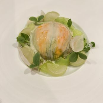 Huso - Lemon Sole, Scallop, Celtuce, Vermouth - Wine Bars Near Me - New York, New York Huso - Lemon Sole, Scallop, Celtuce, Vermouth - Wine Bars Near Me - New York, New York