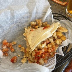 Cape Cod Fish N' Chips - The fish tacos (ate half before took a picture)