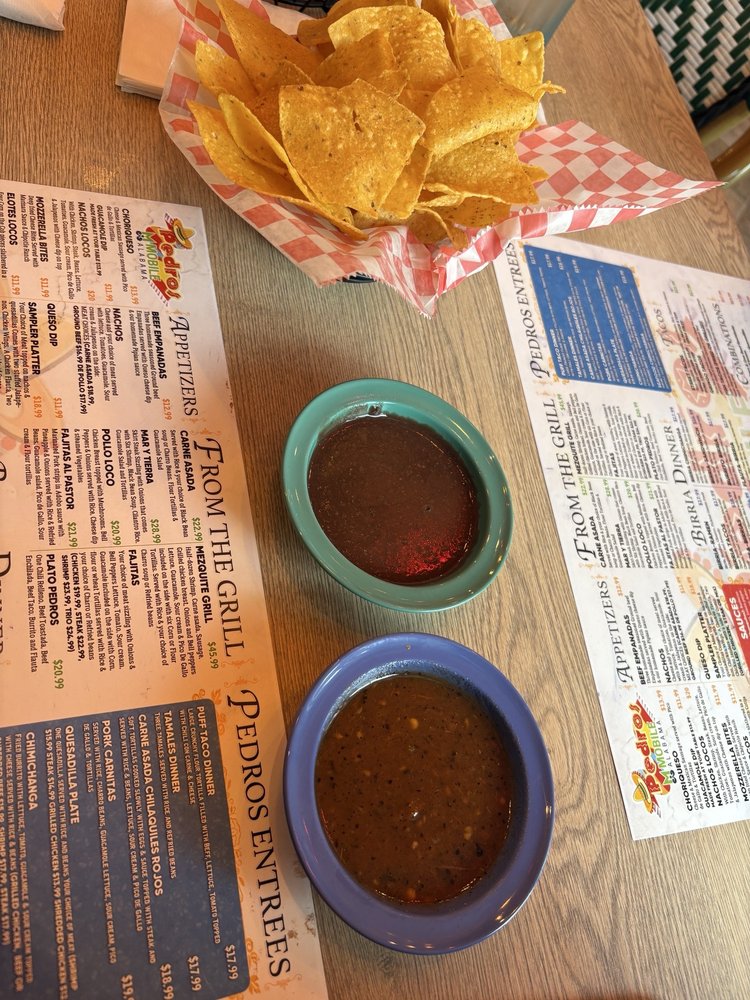 Food from Pedros Tacos & Tequila Bar