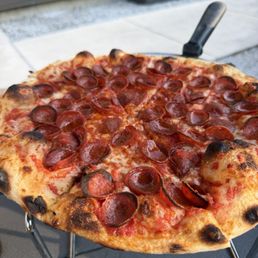 Hot Honey Pepperoni Pizza Hot Honey Pepperoni Pizza