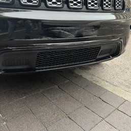 Scarped up front bumper. Scarped up front bumper.