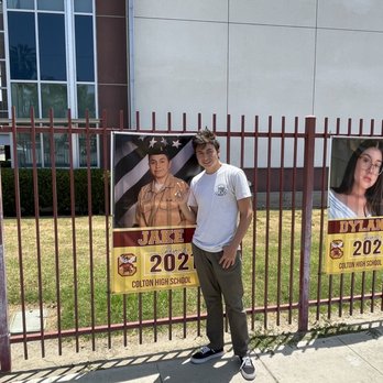 GT Imprints - Was very nice they hung up the signs at the school for you with no extra charges etc - Graphic Design Near Me - Grand Terrace, California GT Imprints - Was very nice they hung up the signs at the school for you with no extra charges etc - Graphic Design Near Me - Grand Terrace, California