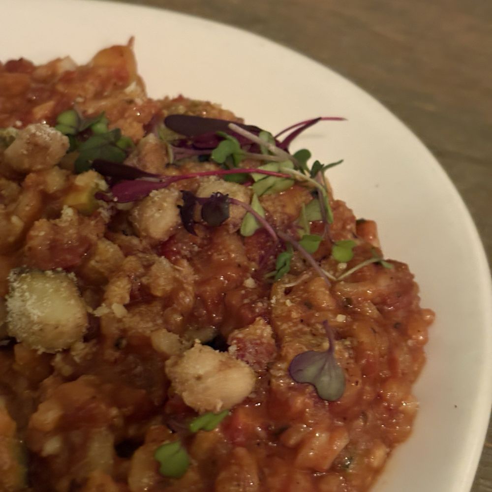 Homestyle Restaurant - Risotto ratatouille - New American Near Me - Ludlow, Vermont
