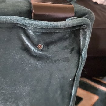 Facelift Refinishing and Upholstery - Screws in the velveteen fabric! - Furniture Reupholstery Near Me - McAllen, Texas Facelift Refinishing and Upholstery - Screws in the velveteen fabric! - Furniture Reupholstery Near Me - McAllen, Texas