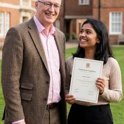 Tutors of Oxford - Dr. Donnelly celebrates one of his recent students' successful test results.