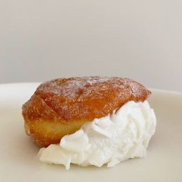 Vanilla Cream Filled Donut