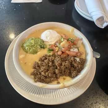 El Rincon Mexican Kitchen & Tequila Bar - Addison Circle - Loaded queso - Mexican Near Me - Addison, Texas
