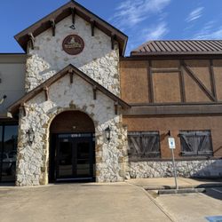 King's BierHaus - Curbside appeal.... Part of a strip of businesses.
