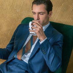 Giorgenti - Custom blue two-piece suit.