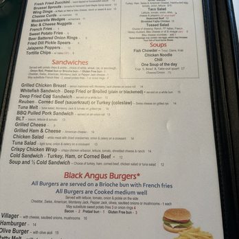 The Villager Pub - Summer menu 2024 - American Near Me - Charlevoix, Michigan The Villager Pub - Summer menu 2024 - American Near Me - Charlevoix, Michigan