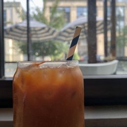 Cold brew coffee avec mocha flavoring, mate!