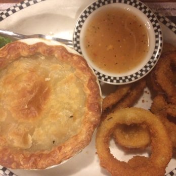 Black Bear Diner Gilbert - Pot pie and onion rings. - American Near Me - Gilbert, Arizona