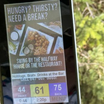 Tap House Grill - Golf Cart Digital Ad. - Burgers Near Me - Riverwoods, Illinois