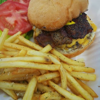 The Rogue Chef - Bacon cheeseburger on brioche & garlic fries... - Food Trucks Near Me - Tumalo, Oregon The Rogue Chef - Bacon cheeseburger on brioche & garlic fries... - Food Trucks Near Me - Tumalo, Oregon