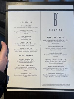 Menu photo 8 Bellpine Portland, OR