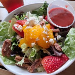 Yummy salad from the Tiki Bar.