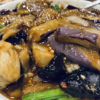 Wing's Kitchen - Eggplant with Spicy Garlic Sauce - Chinese Near Me - Boston, Massachusetts