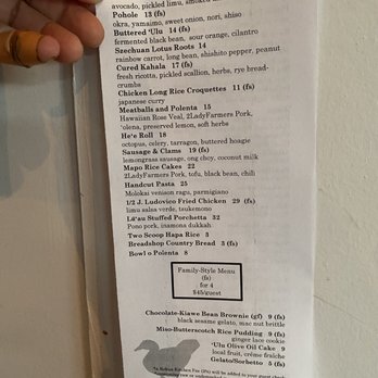 Mud Hen Water - Todays menu. - Hawaiian Near Me - Honolulu, Hawaii Mud Hen Water - Todays menu. - Hawaiian Near Me - Honolulu, Hawaii