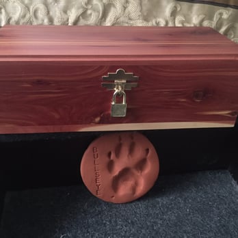 West Coast - This a beautiful cedar box and paw print I know it's him cause white hairs they great kid love you bullseye - Pet Cremation Services Near Me - Sun Valley, California West Coast - This a beautiful cedar box and paw print I know it's him cause white hairs they great kid love you bullseye - Pet Cremation Services Near Me - Sun Valley, California