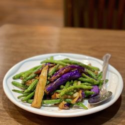 Wojia Hunan Cuisine - I like my green beans al dente please - and these weren't it!