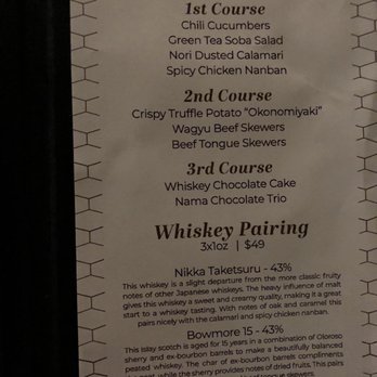 Cask Whisky Vault - Recommend the curated menu. - Whiskey Bars Near Me - Richmond, British Columbia