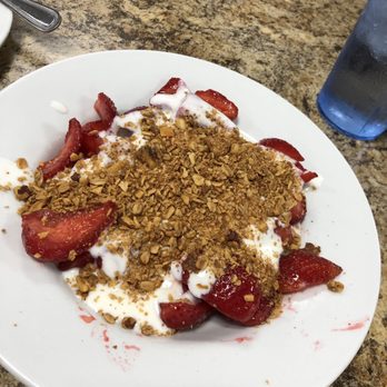 Carolyn's Cafe - Strawberries with yogurt and granola. Yum! - Breakfast & Brunch Near Me - Redlands, California Carolyn's Cafe - Strawberries with yogurt and granola. Yum! - Breakfast & Brunch Near Me - Redlands, California