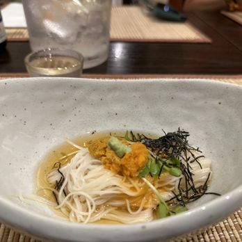 Hana Izumi - Somen with uni and seaweed - Japanese Near Me - Millbrae, California