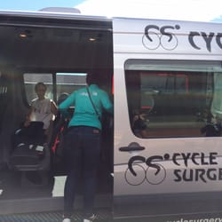 Cycle Surgery - Loading into the cycle surgery shuttle!