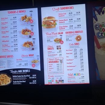 Slim Chickens - Drive thru menu - Chicken Shop Near Me - Albuquerque, New Mexico