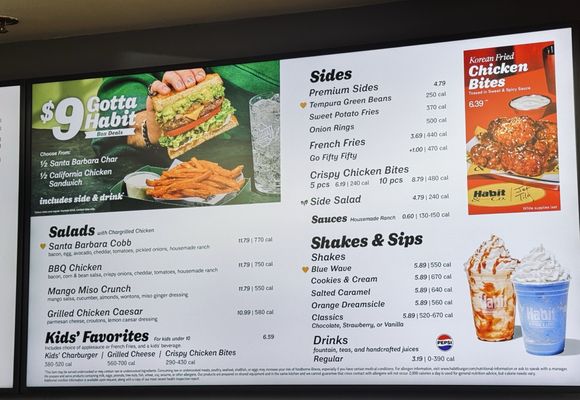 Menu photo 2 Habit Burger & Grill La Verne, CA Menu photo 2 Habit Burger & Grill La Verne, CA