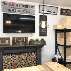 Board and Brush - Redding - Lumber, Fireplace, TV, Signs