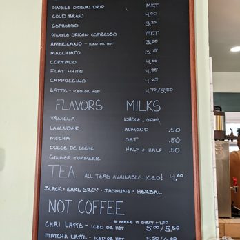 Staycation - Menu - Coffee & Tea Near Me - Richardson, Texas