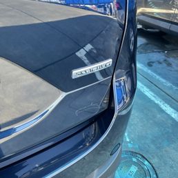 Scratched paint. Scratched paint.