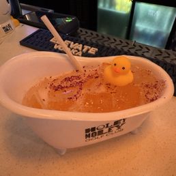 Bathtub drink!