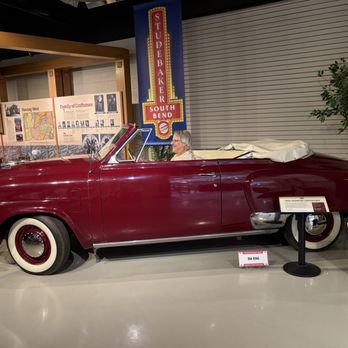 Studebaker National Museum - Ride in the 1950 convertible - Museums Near Me - South Bend, Indiana