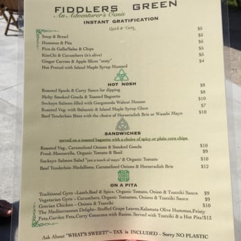 Fiddlers Green - Nice menu! - New American Near Me - Washington Island, Wisconsin Fiddlers Green - Nice menu! - New American Near Me - Washington Island, Wisconsin