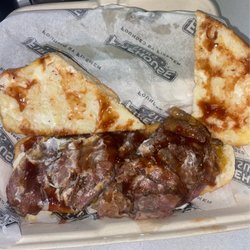 Firehouse Subs - This is being presented as a pizza meatball sub -$20. So gross.