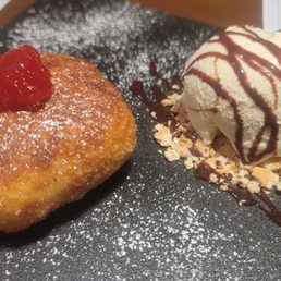 Korean Street pancake with ice cream