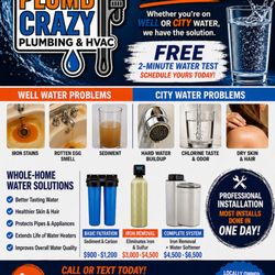 Plumb Crazy Plumbing & HVAC - Filter system selection. NEVER UNDERSOLD. Over 20,000 units sold and installed