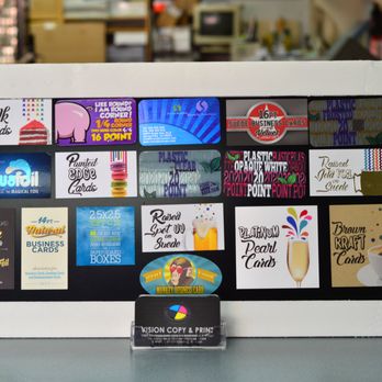 Vision Copy & Print - Business Cards - Printing Services Near Me - Riverside, California