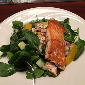 Orleans Restaurant - Salmon and spinach. Looks good - Sports Bars Near Me - Somerville, Massachusetts Orleans Restaurant - Salmon and spinach. Looks good - Sports Bars Near Me - Somerville, Massachusetts