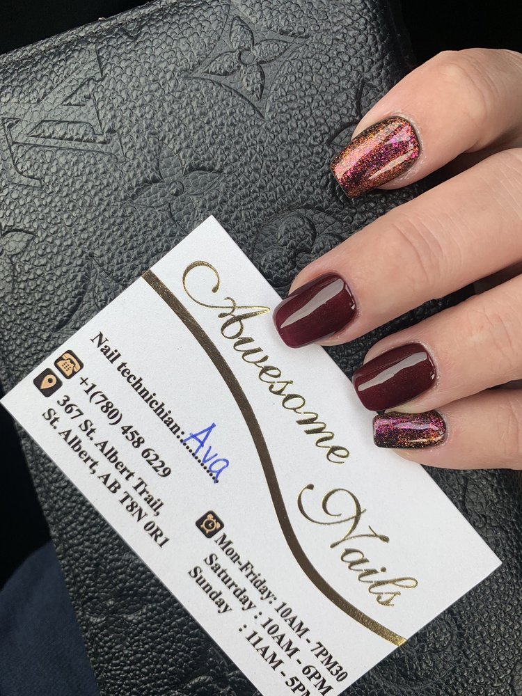 AWESOME NAILS Updated August 2024 43 Photos & 42 Reviews 367 St Albert Trail, St. Albert