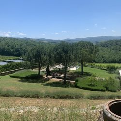 Poggio al Sole - Views from the tasting area outside. Spectacular.